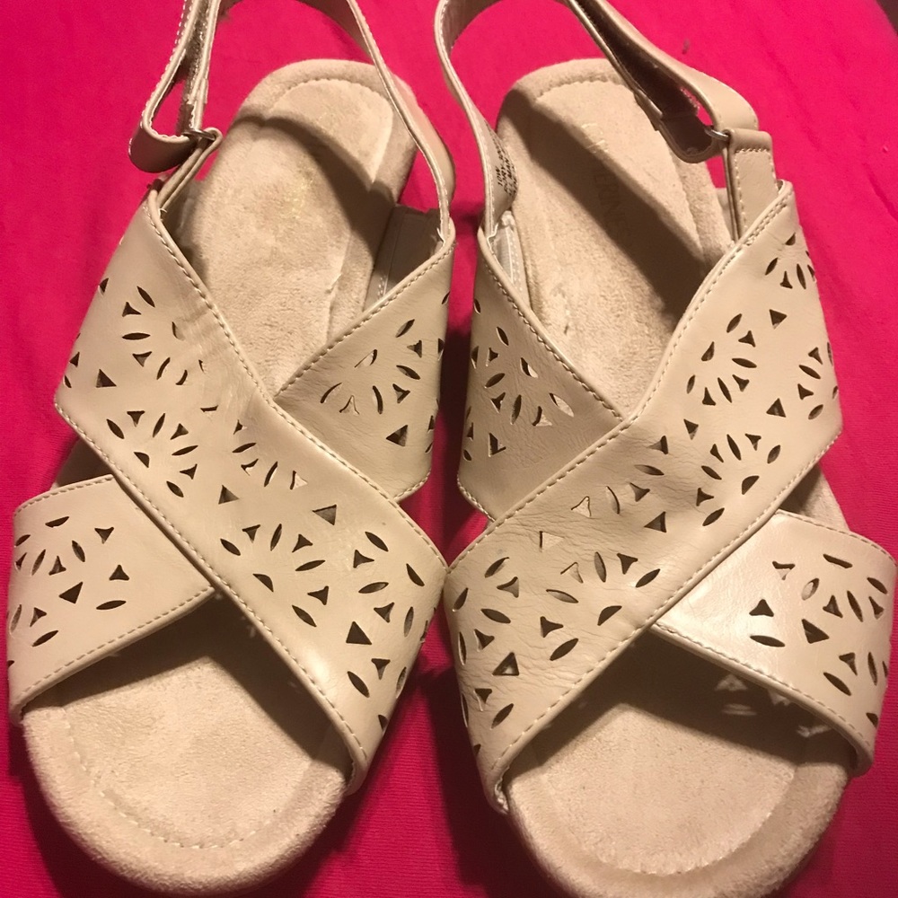 Beige sandals